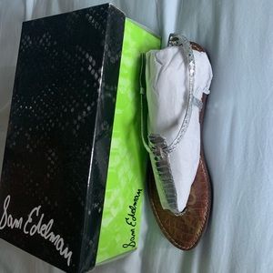 Sam Edelman Snakeskin Sandal SZ 9
